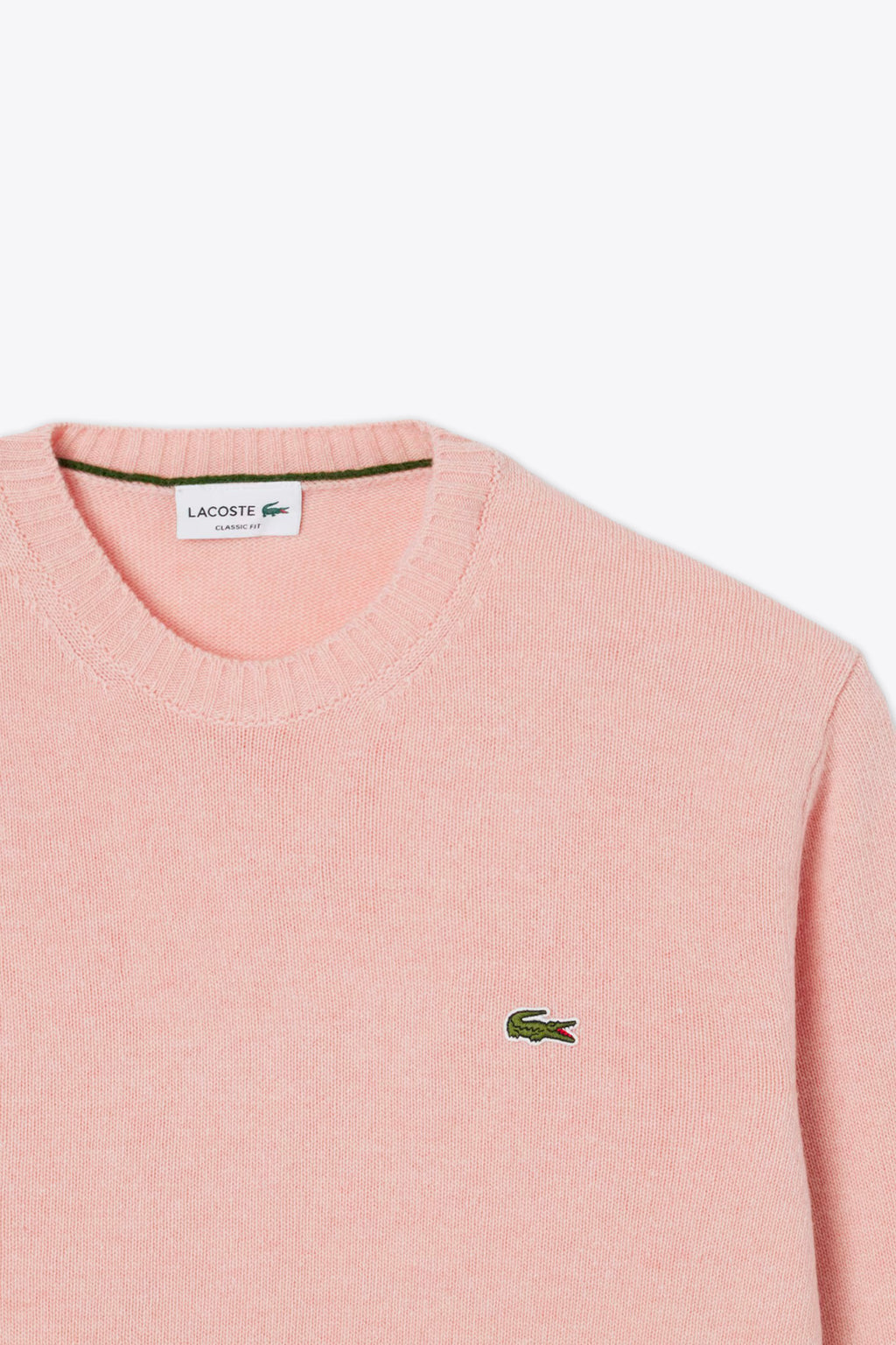 alt-image__Pink-carded-wool-sweater-with-chest-logo