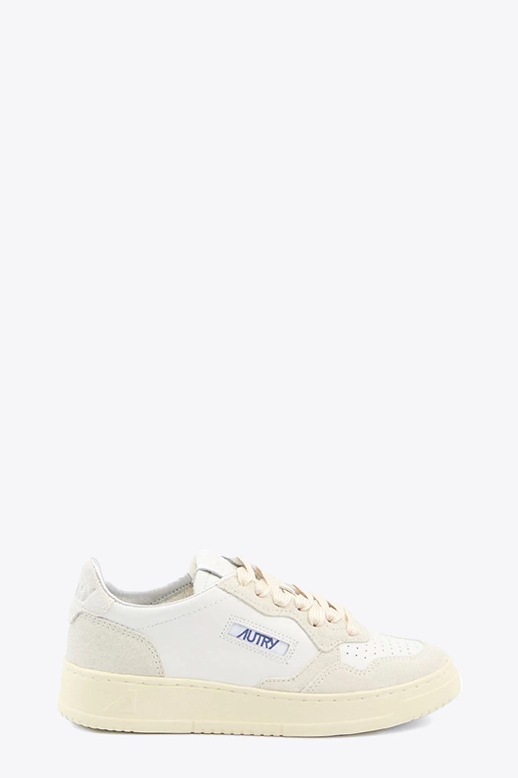 alt-image__Sneakers-bassa-in-pelle-bianca-e-suede-panna---Medalist