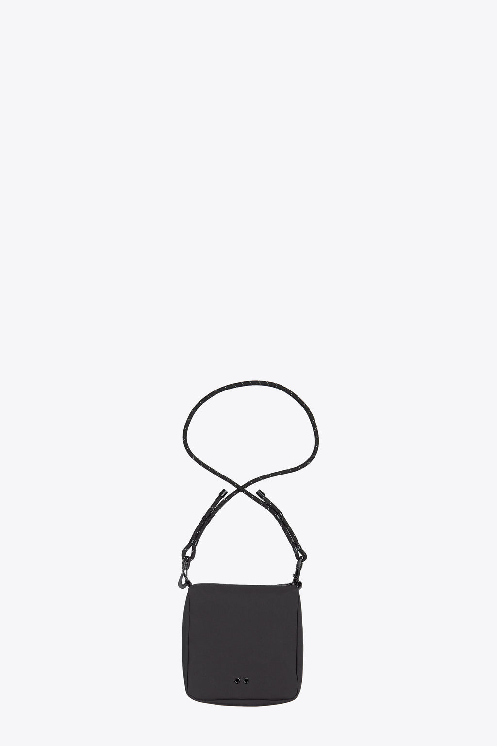 alt-image__Borsa-nera-in-nylon-con-tracolla-in-corda---Bowden-Shoulder-Bag
