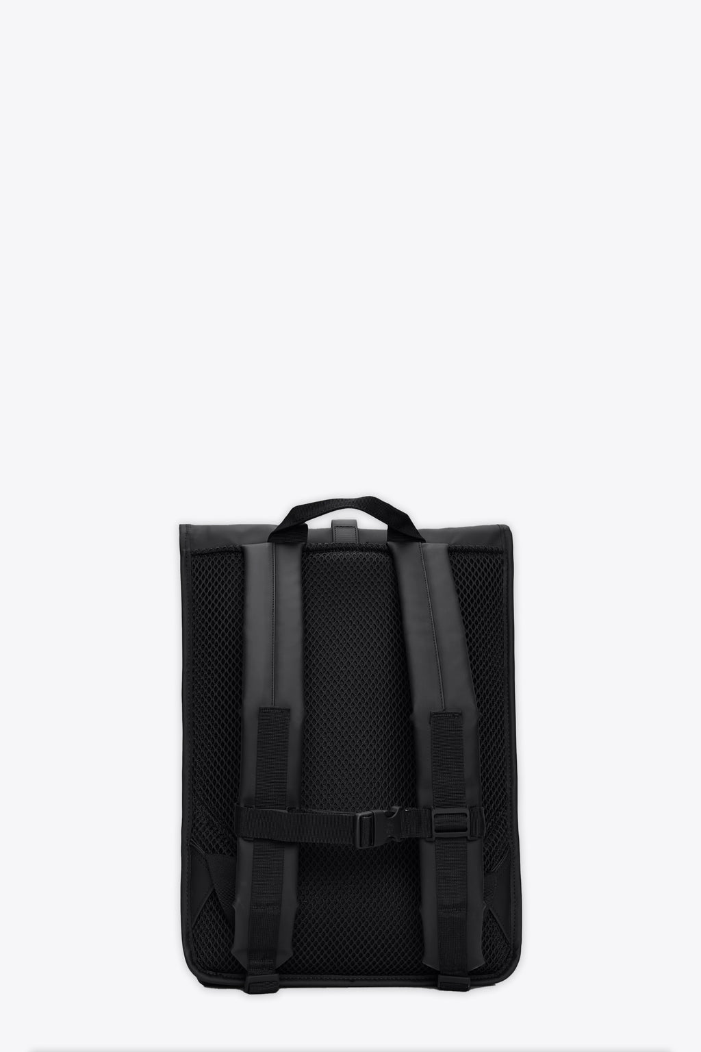 alt-image__Zaino-in-PU-nero-impermeabile---Rolltop-Rucksack