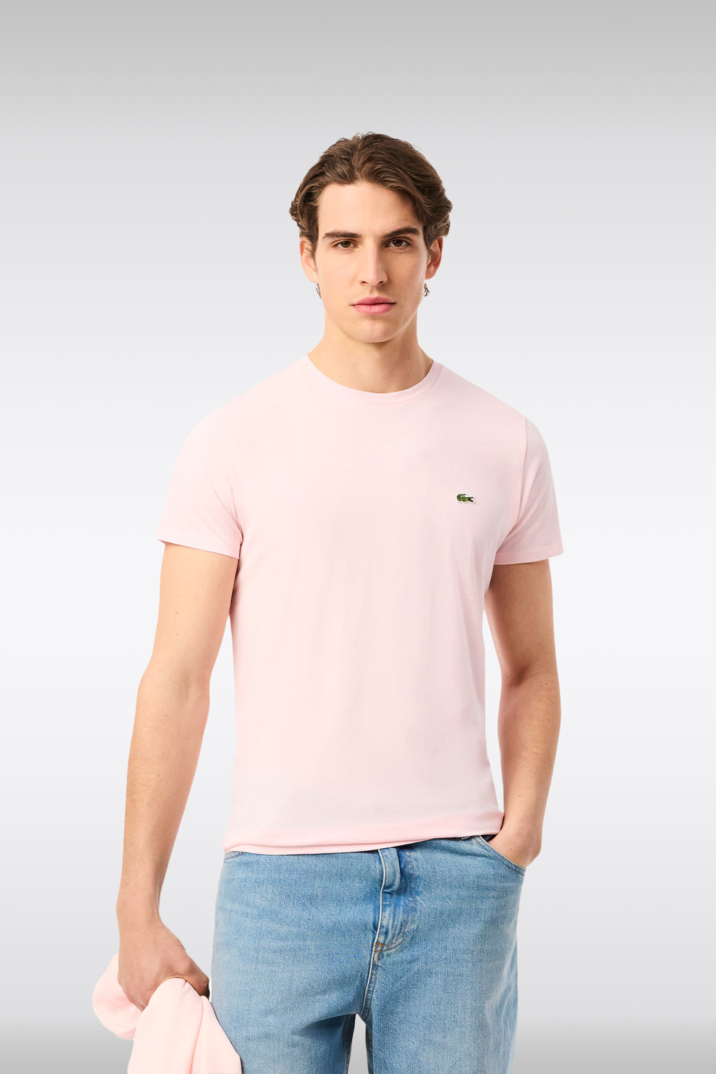 alt-image__Pink-Pima-cotton-t-shirt-with-logo-embroidery