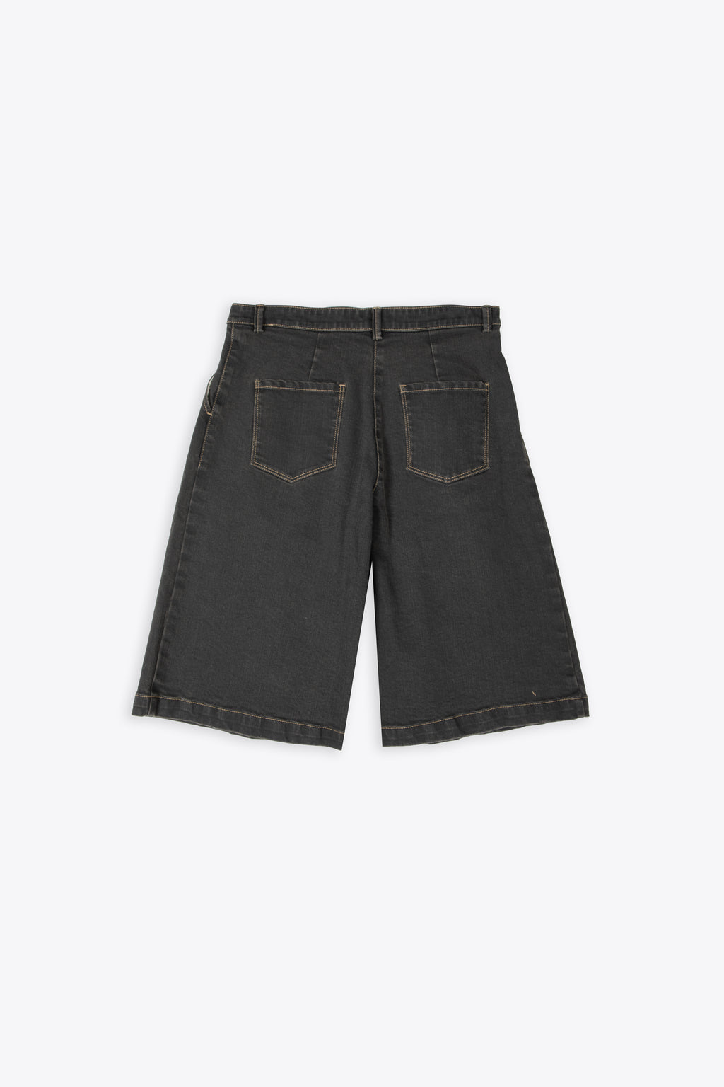 alt-image__Jorts-in-denim-grigio-scuro-nce---Single-Pleated-Denim-Bermuda-Jeans