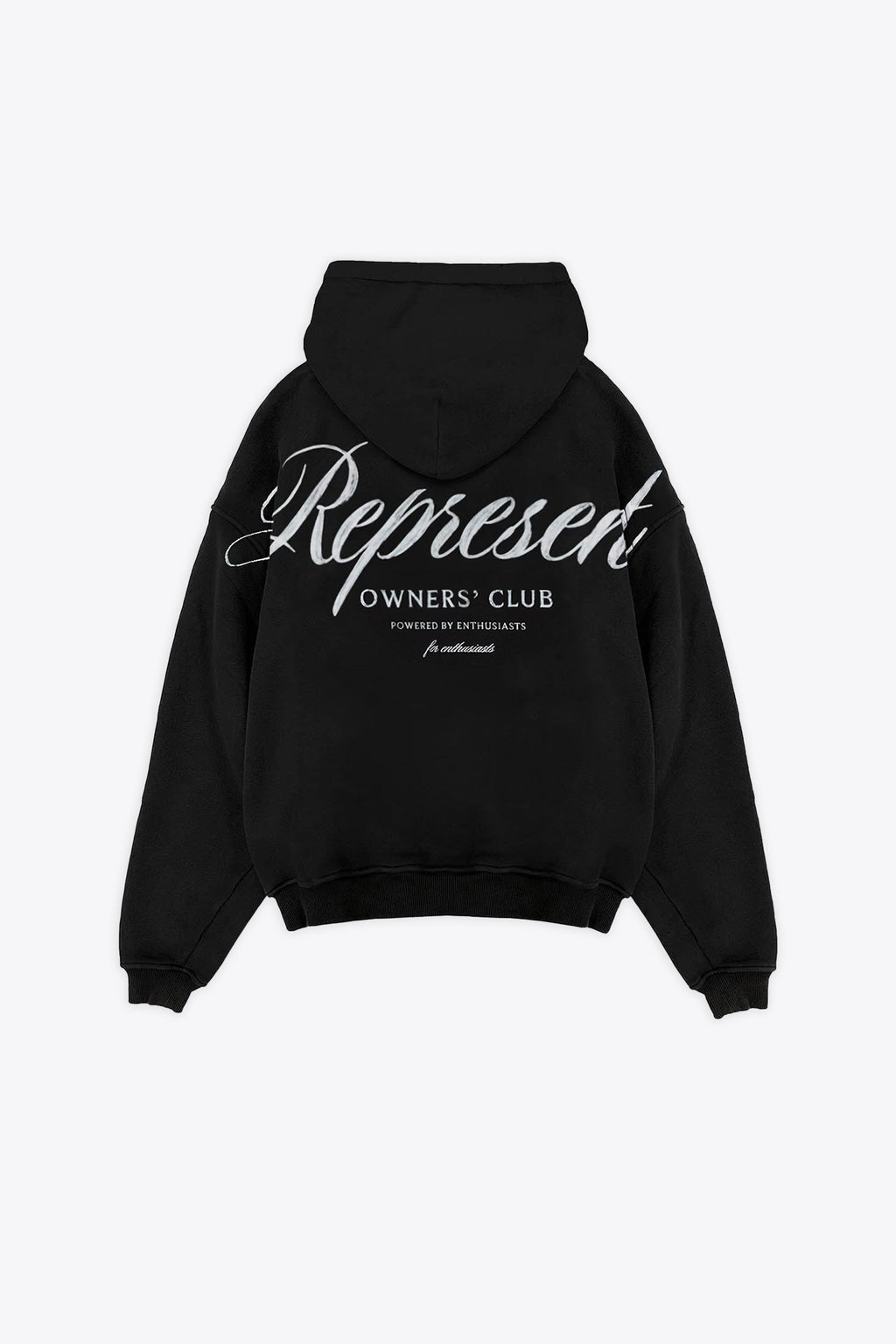 alt-image__Felpa-nera-con-logo-in-corsivo-al-petto-e-sul-retro---Represent-Owners-Club-Script-Hoodie