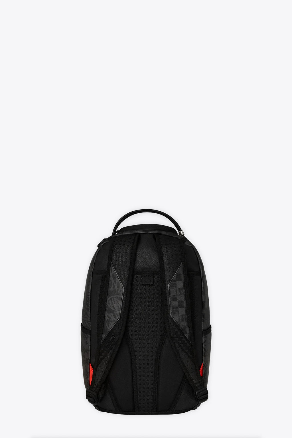 alt-image__Zaino-in-pvc-nero-a-scacchi-con-stampa-graffiti---Torn-Graff-Check-Dlxsv-Backpack