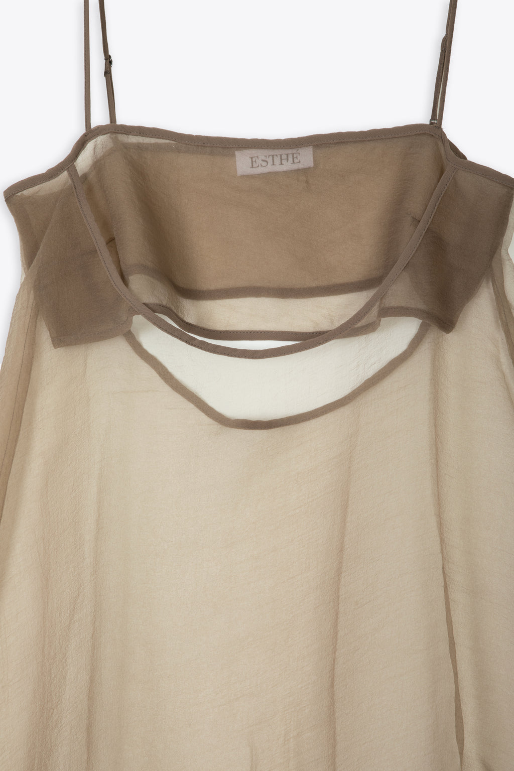 alt-image__Abito-in-organza-marrone-con-dettaglio-cut-out---Cut-Out-Organza-Dress