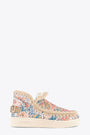 Sneaker slip-on in paillettes multicolor - Summer eskimo sneaker printed sequins 
