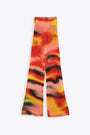 Pantalone in crochet tie-dye multicolor - Mesh Multicolor Pants 