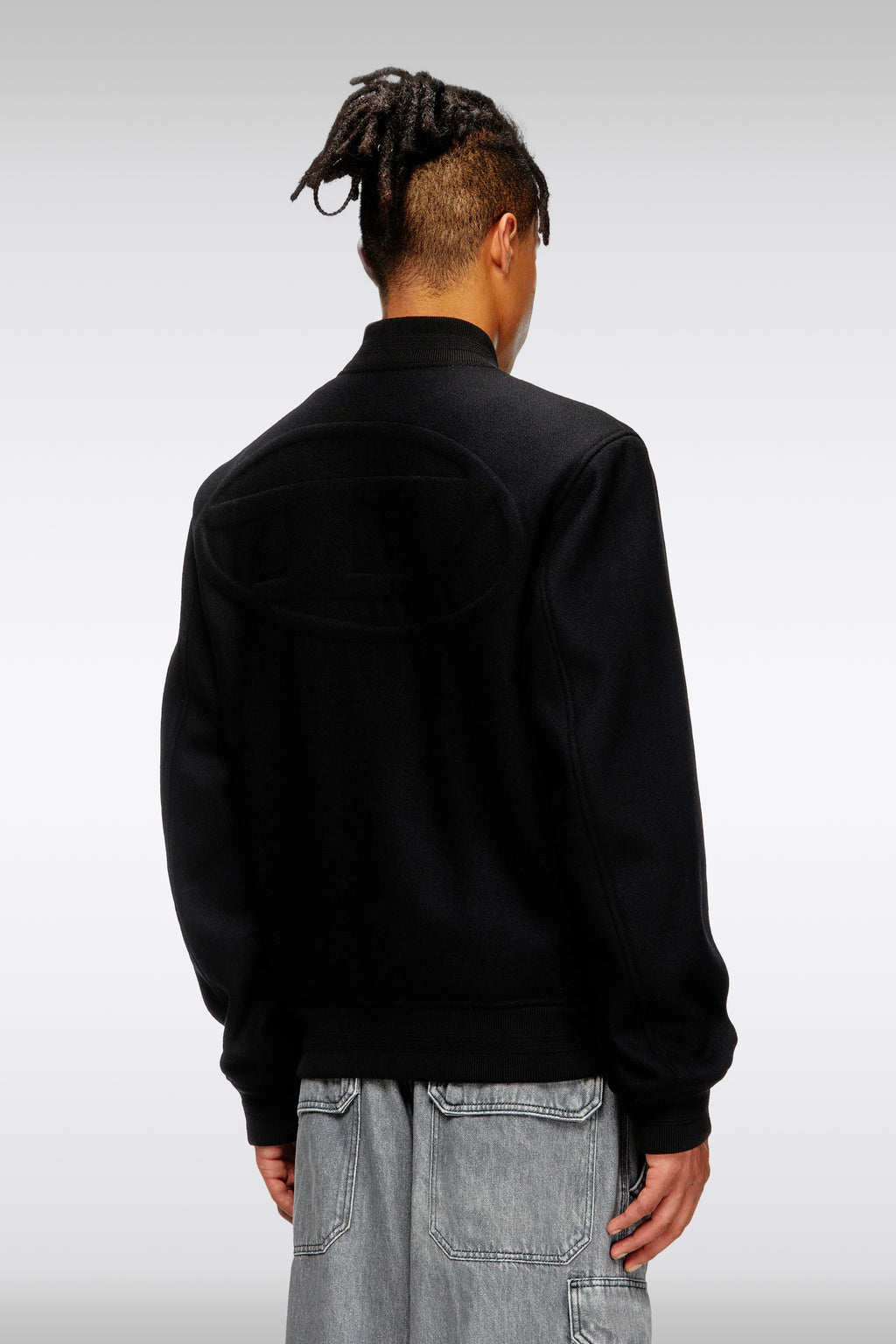 alt-image__Bomber-nero-in-panno-con-logo-Oval-D-al-petto---J-Arry