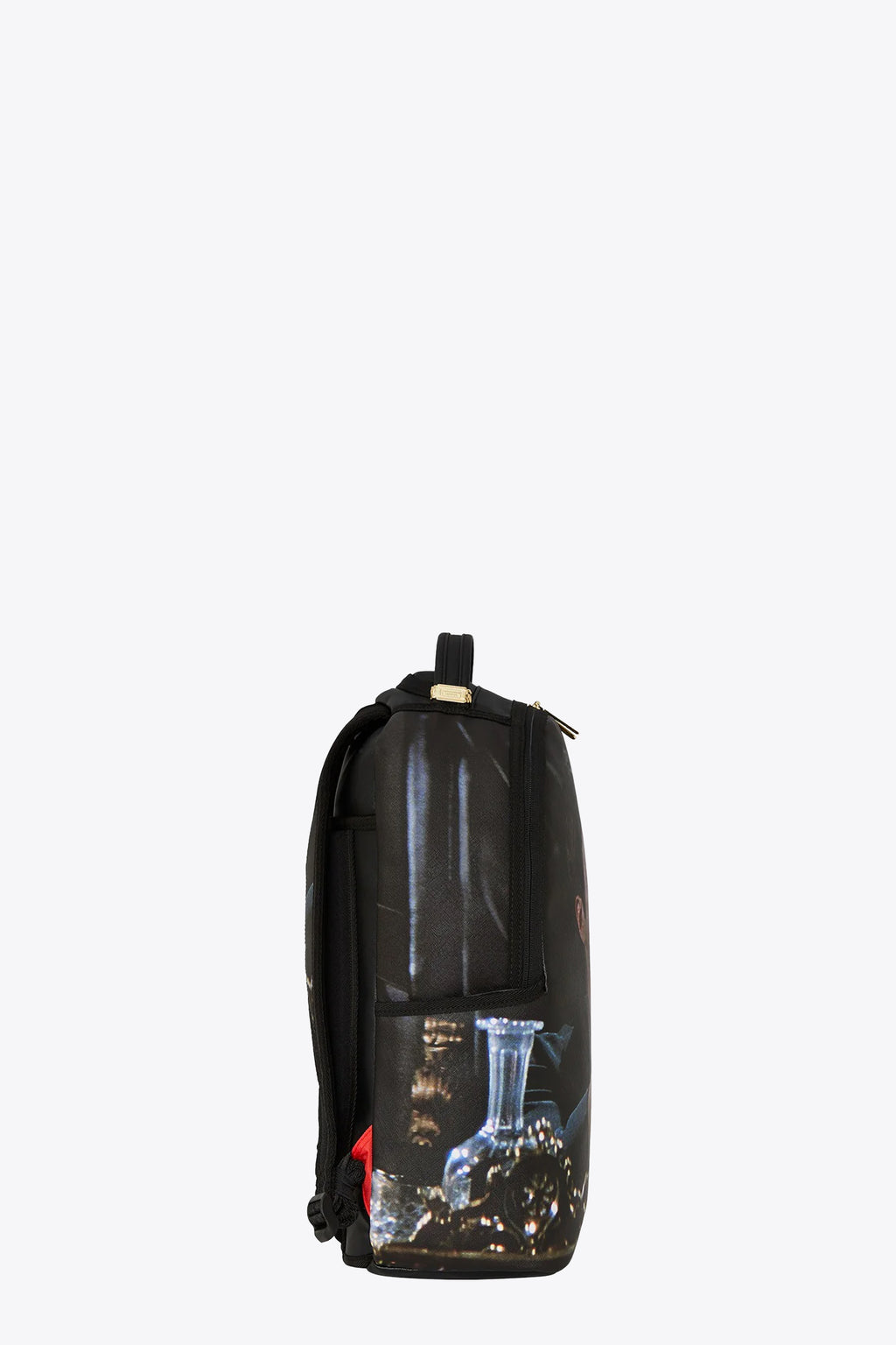 alt-image__Zaino-nero-in-pvc-con-stampa-Scarface---Scar-Face-Paint-Dlxsv-Backpack