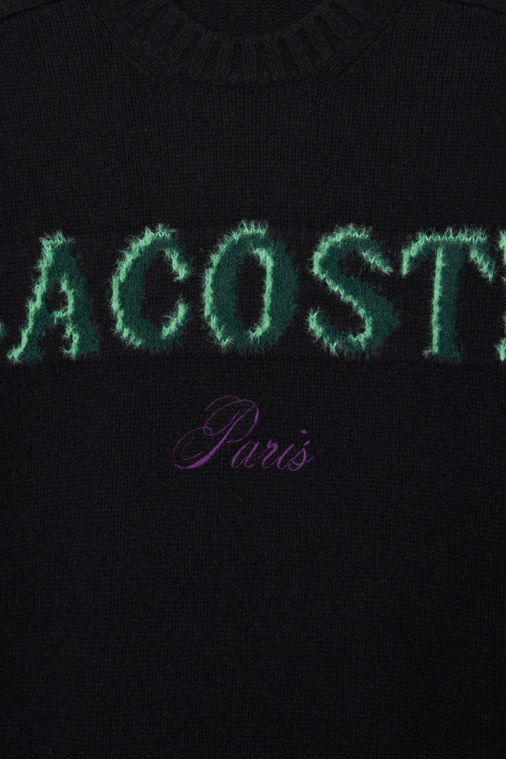 alt-image__Pullover-nero-in-lana-con-logo-jacquard-frontale