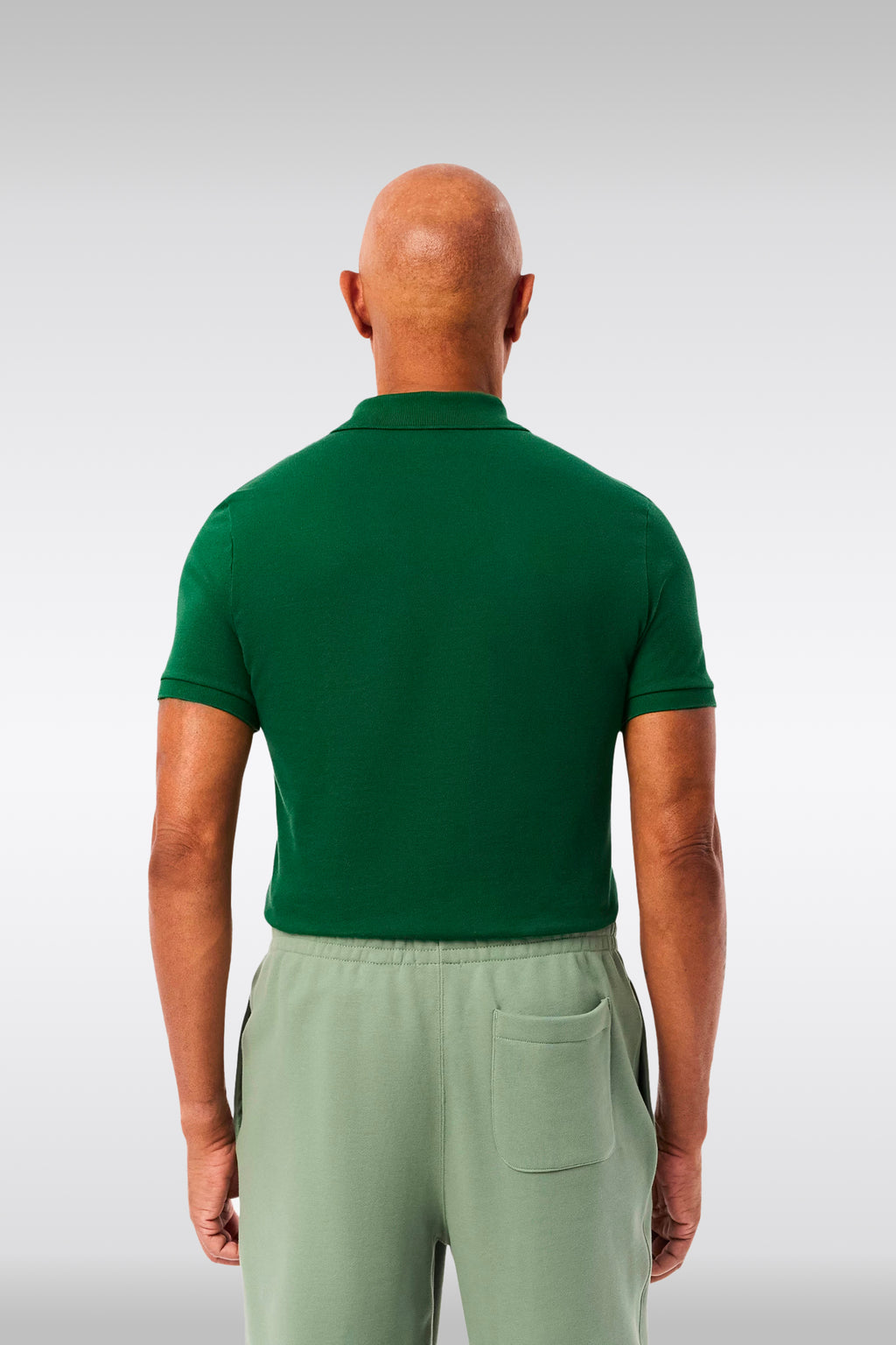 alt-image__Green-piquè-cotton-polo-shirt-with-slim-fit