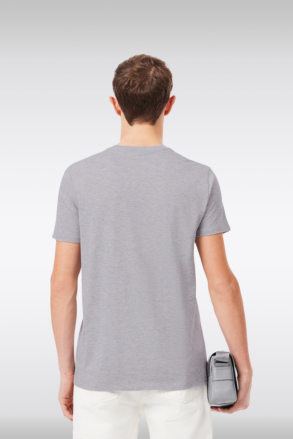 alt-image__T-shirt-grigia-in-cotone-Pima-con-logo-al-petto