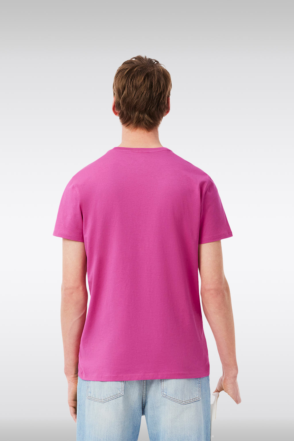 alt-image__Fuchsia-Pima-cotton-t-shirt-with-logo-embroidery
