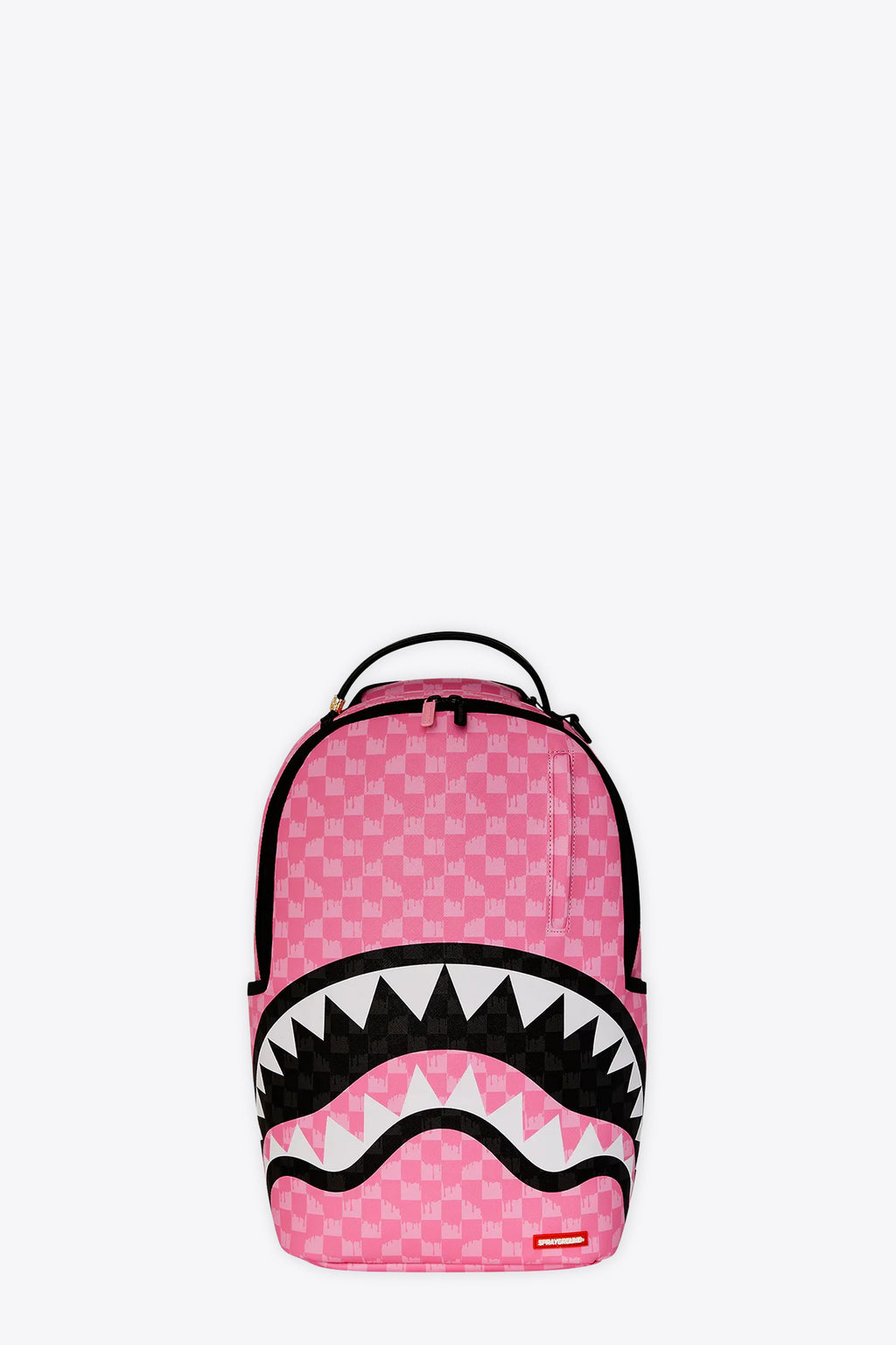 alt-image__Zaino-in-pvc-rosa-a-scacchi---Pink-and-Black-Drip-Check-Dlxsv-Backpack