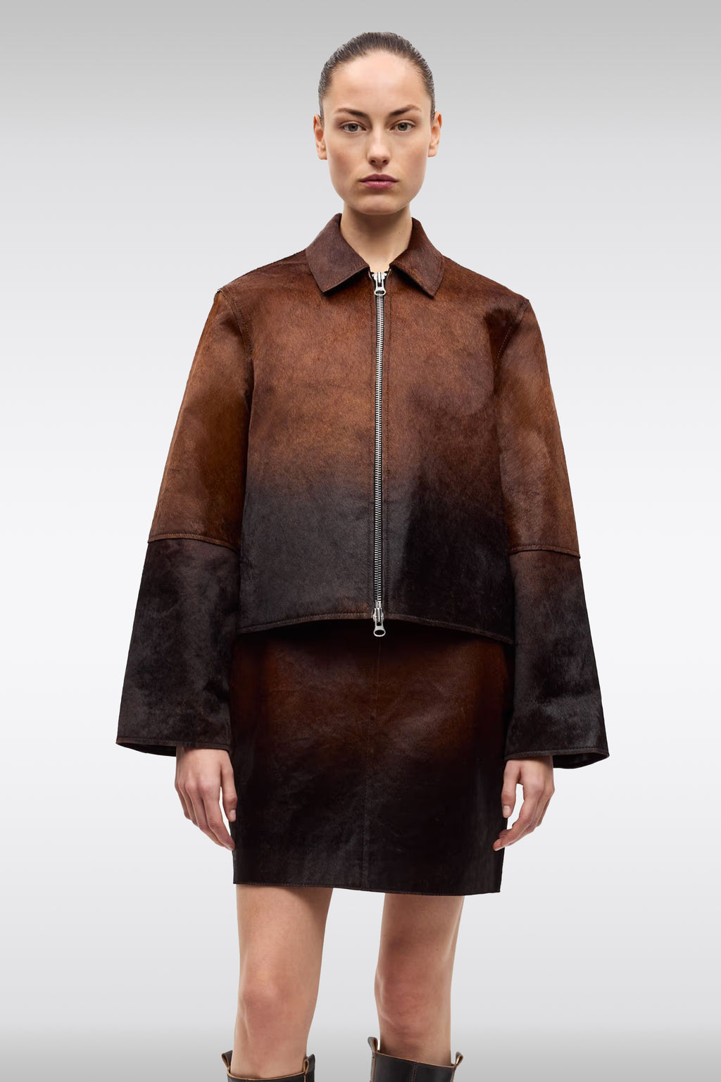 alt-image__Brown-and-black-calf-hair-jacket---Salylo-Leather-Jacket