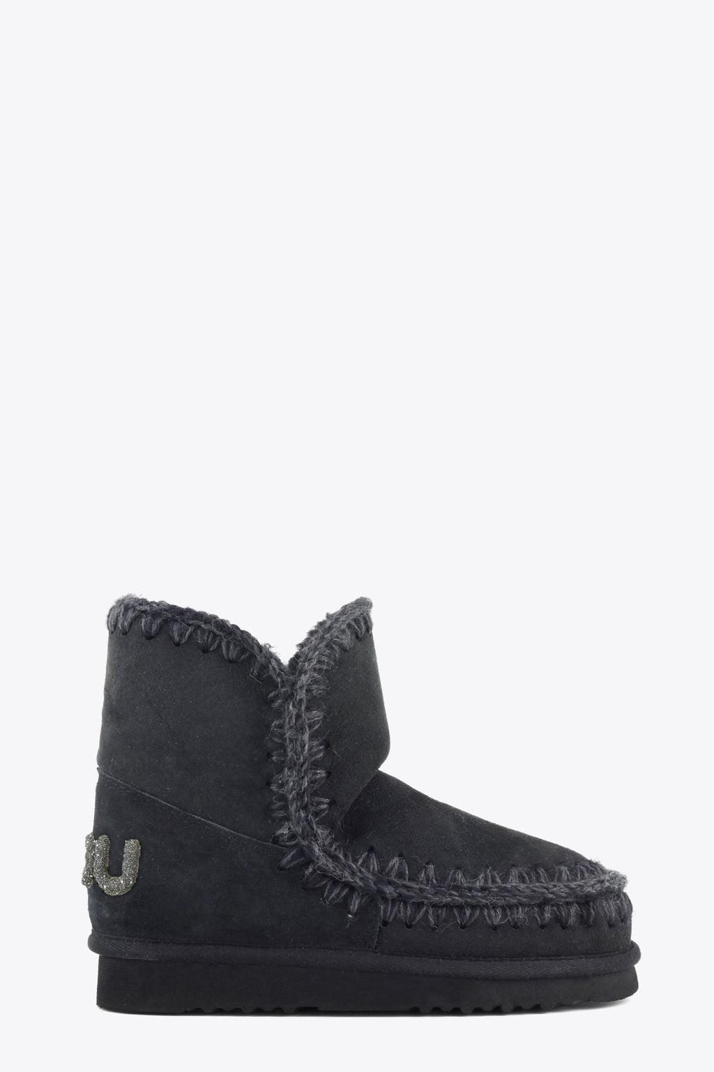 alt-image__Stivaletto-slip-on-in-montone-nero-con-logo-glitterato---Eskimo-18-Glitter-Logo