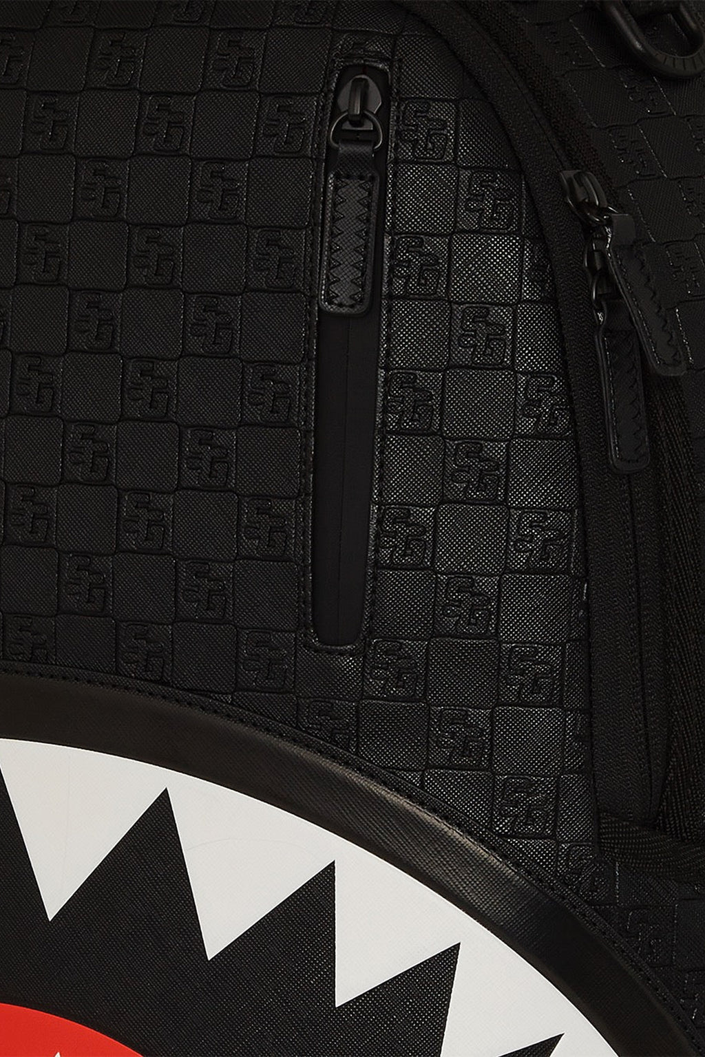 alt-image__Black-check-pvc-backpack-with-shark-mouth-signature--Blackout-Sharks-in-Paris-Dlxsv-Backpack-