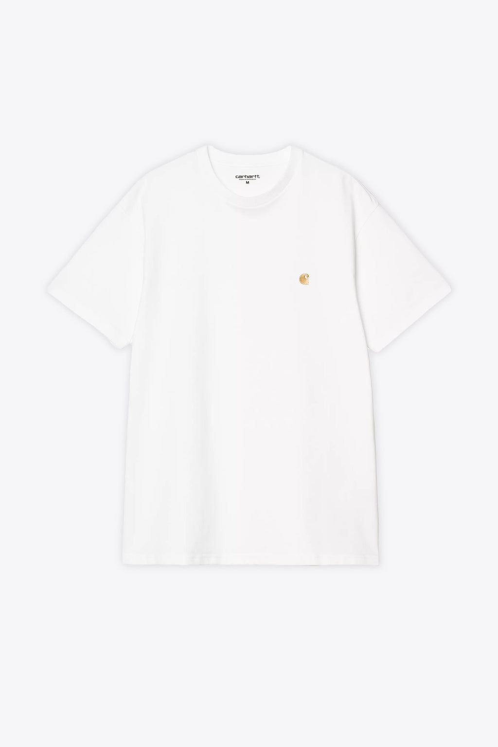 alt-image__T-shirt-bianca-in-cotone-con-logo-ricamato-al-petto---S/S-Chase-T-Shirt