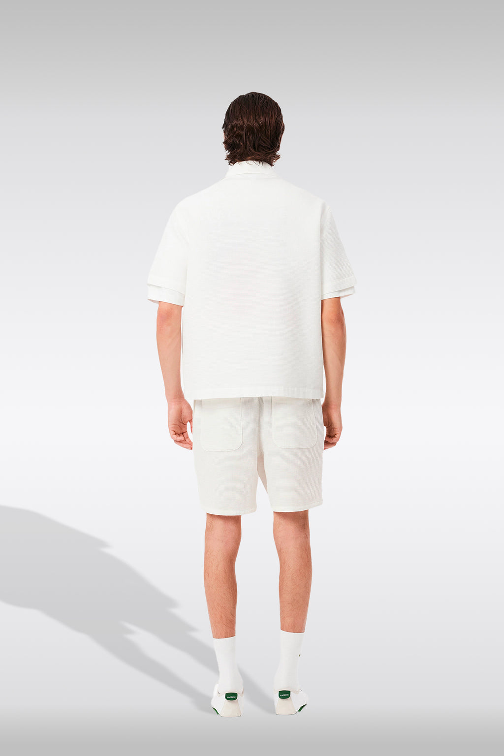 alt-image__Short-in-cotone-a-nido-d'ape-panna-con-elastico-in-vita