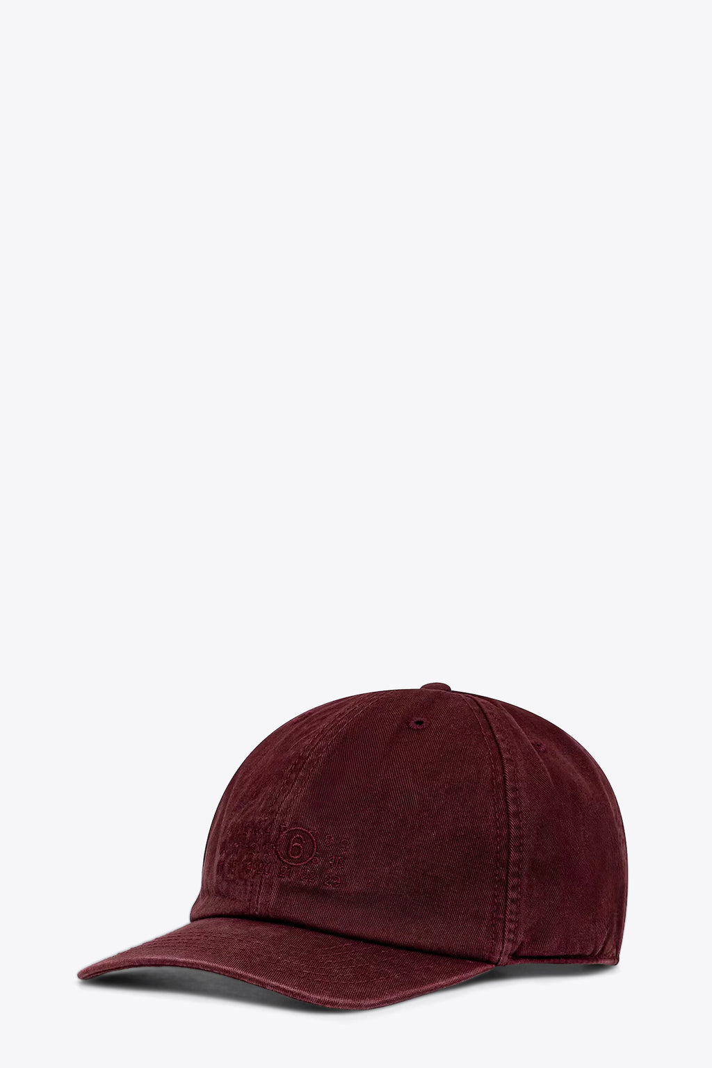 alt-image__Cappello-con-visiera-in-cotone-bordeaux-con-logo-ricamato