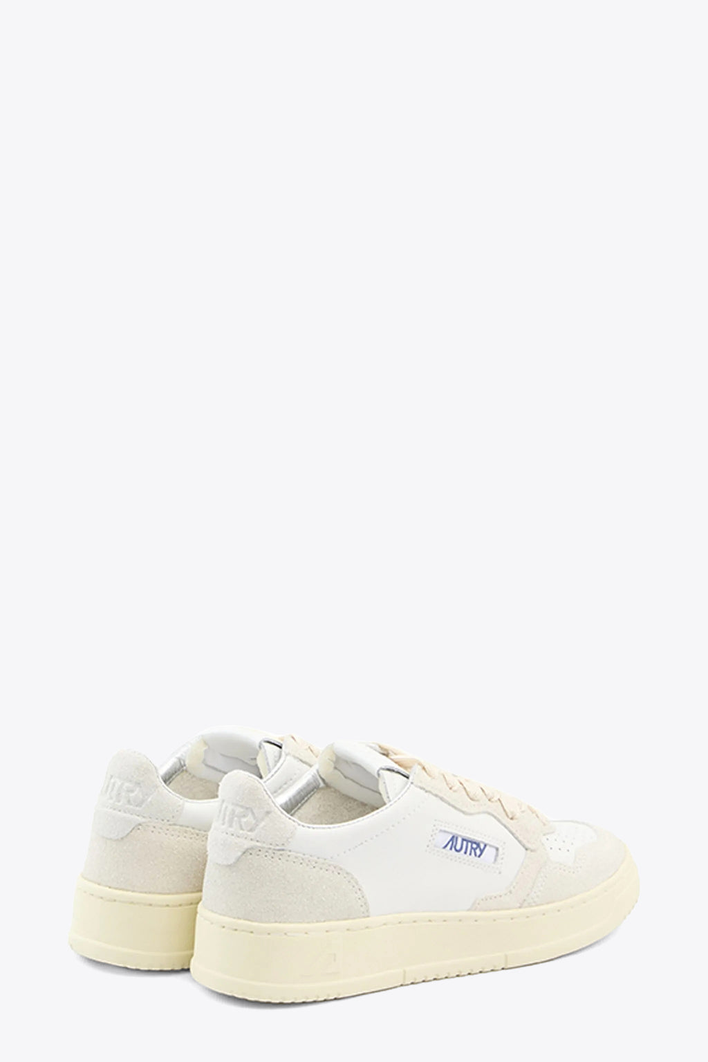 alt-image__Sneakers-bassa-in-pelle-bianca-e-suede-panna---Medalist