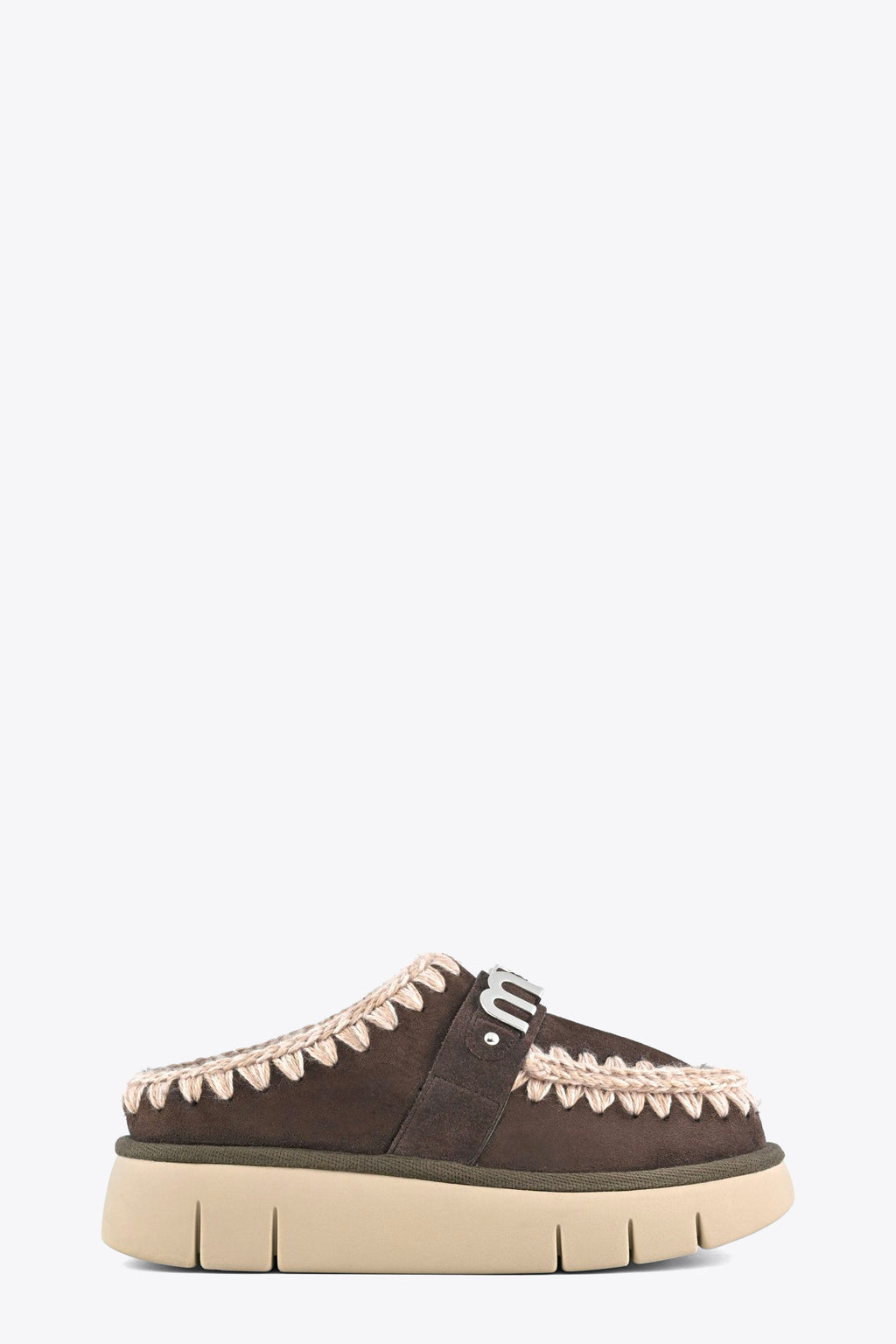 alt-image__Sabot-in-montone-marrona-con-logo-in-metallo---Bounce-Clog-Metal-Logo