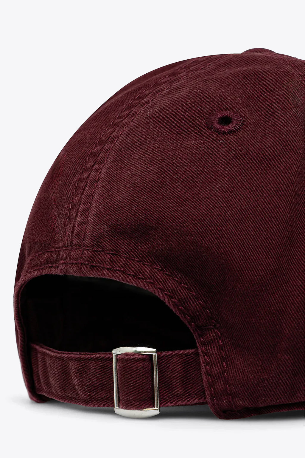 alt-image__Cappello-con-visiera-in-cotone-bordeaux-con-logo-ricamato