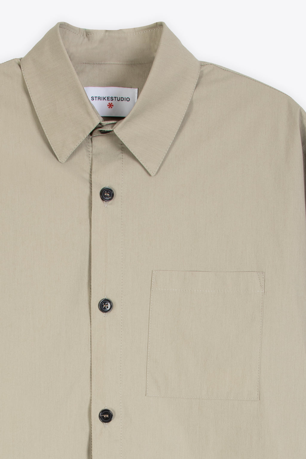 alt-image__Camicia-in-cotone-tecnico-color-kaki-con-maniche-lunghe---Haler