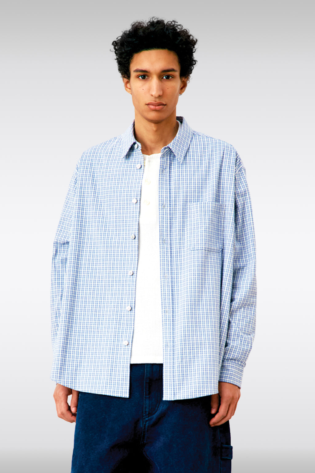 alt-image__CUTOFF-CHECKERED-SHIRT-Blu