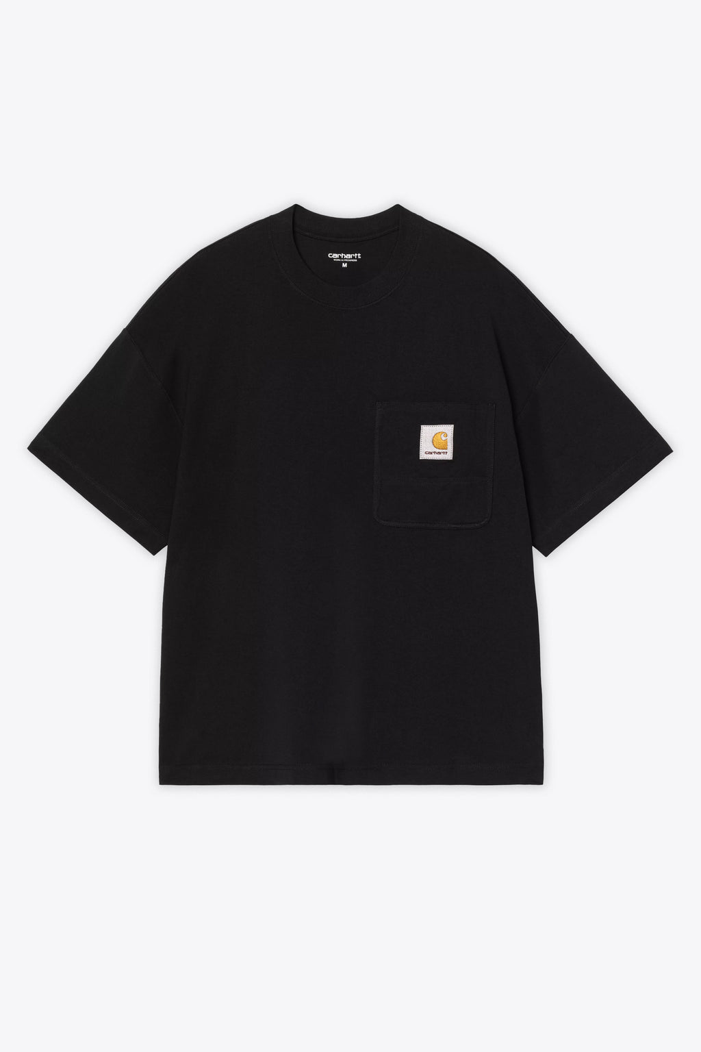 alt-image__Black-cotton-boxy-fit-t-shirt-with-chest-pocket---S/S-Work-Pocket-T-Shirt