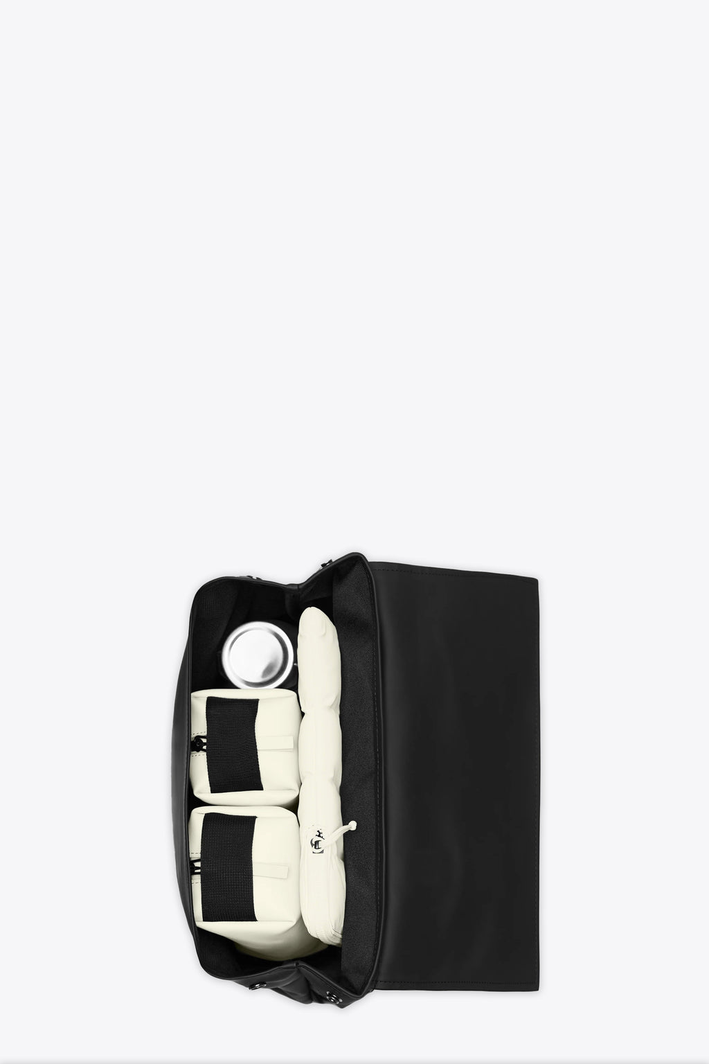 alt-image__Borsa-squadrata-nera-in-PU-impermeabile---MSN-Bag-Mini
