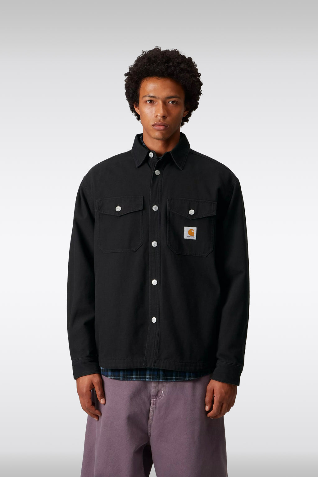 alt-image__Black-canvas-shirt-jacket-with-fleece-lining---Selby-Shirt-Jac