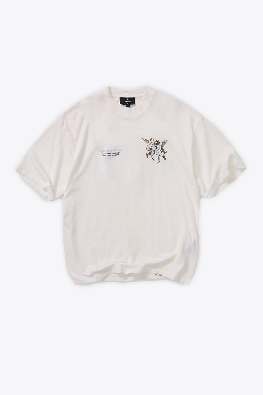 alt-image__T-shirt-bianca-in-cotone-con-stampa-grafica-e-logo---Legacy-Cherubs-T-shirt