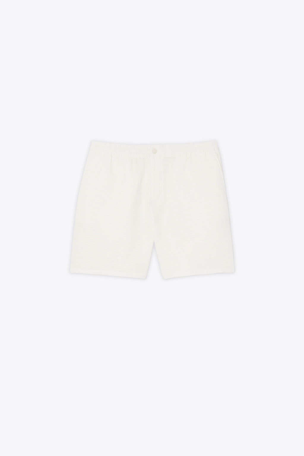 alt-image__Short-in-cotone-a-nido-d'ape-panna-con-elastico-in-vita