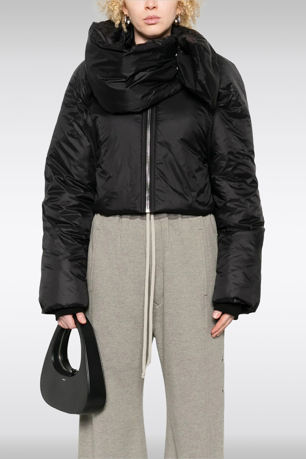 alt-image__Piumino-in-nylon-nero-con-collo-rimovibile---Convertible-Jkt