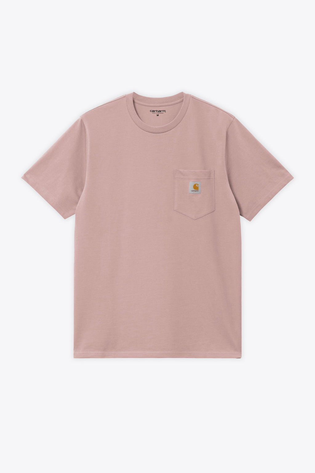 alt-image__T-shirt-in-cotone-rosa-con-tasca-e-logo-al-petto---S/S-Pocket-T-Shirt
