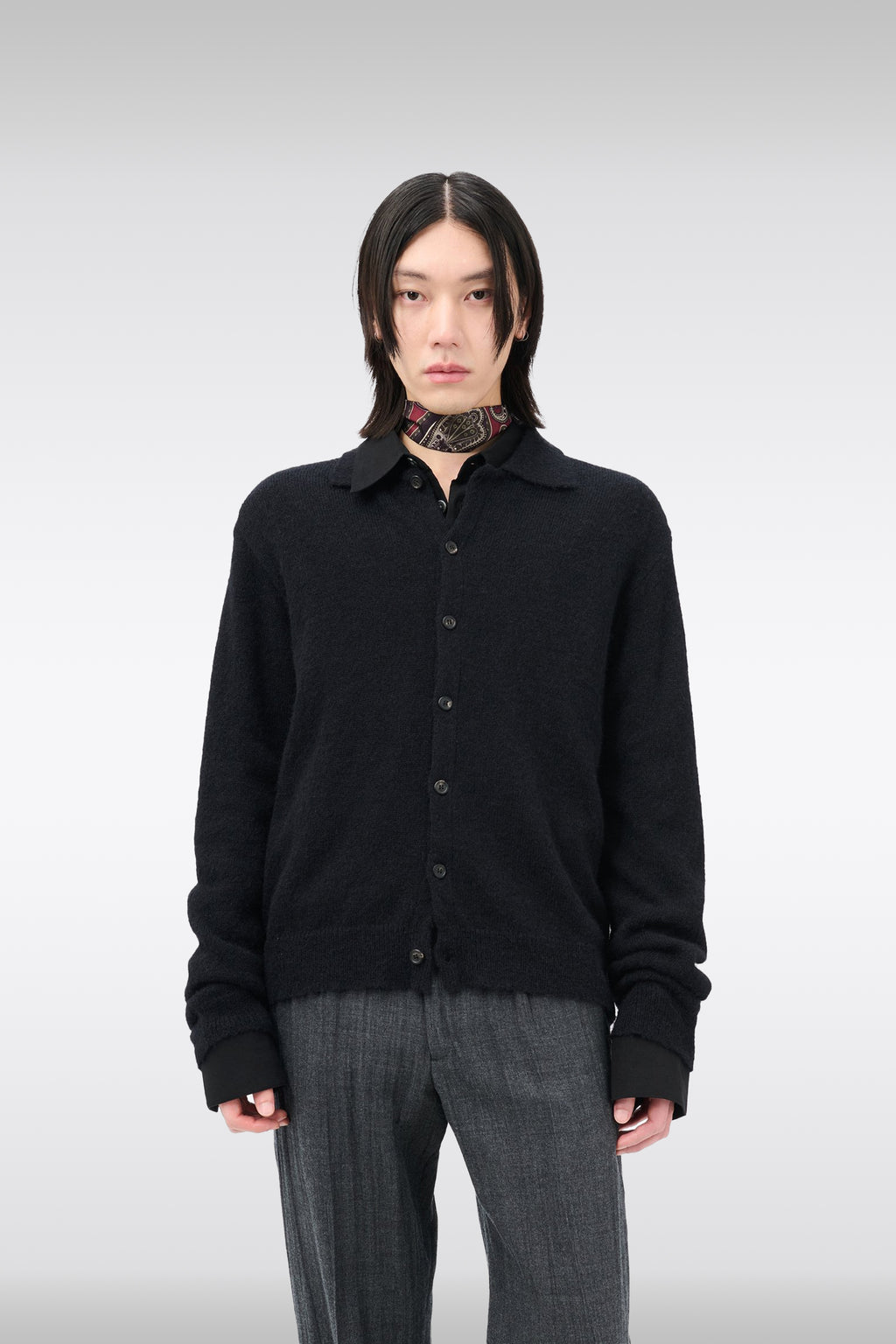 alt-image__Cardigan-nero-in-misto-lana-boxy-fit---Evening-Polo