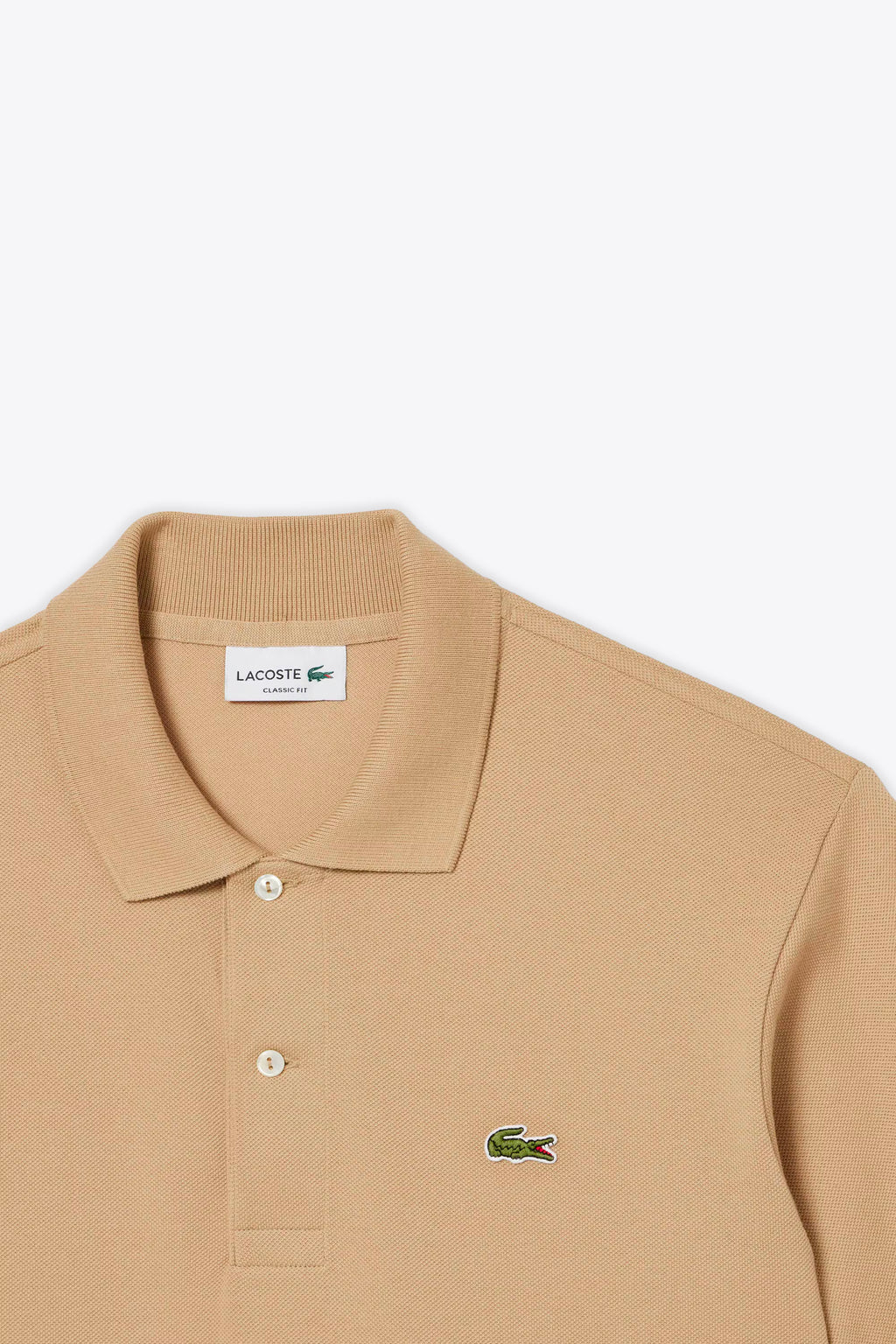 alt-image__Beige-piquè-cotton-polo-shirt-with-short-sleeves