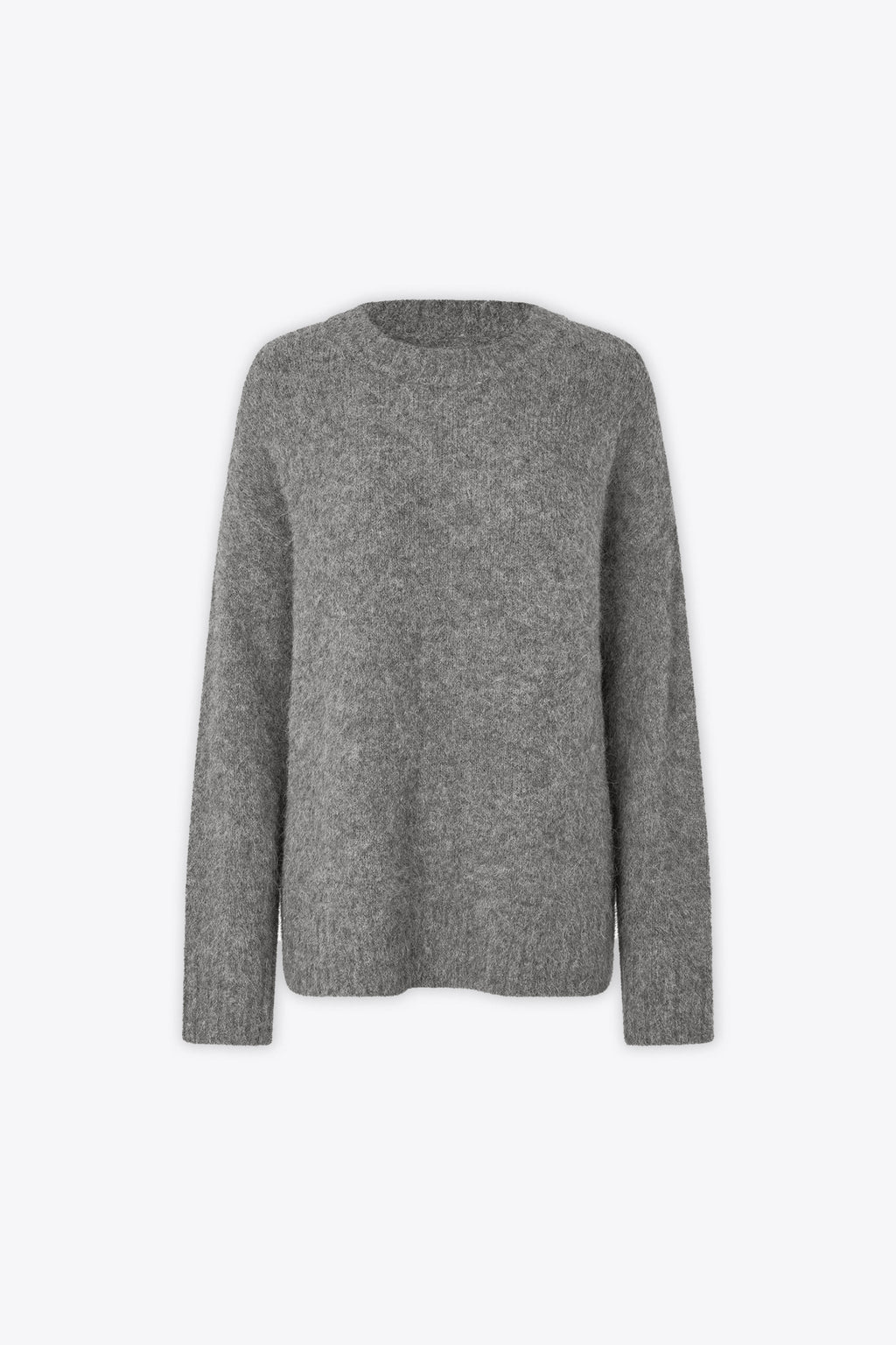 alt-image__Grey-brushed-alpaca-wool-oversized-sweater---Sajeanne-Sweater