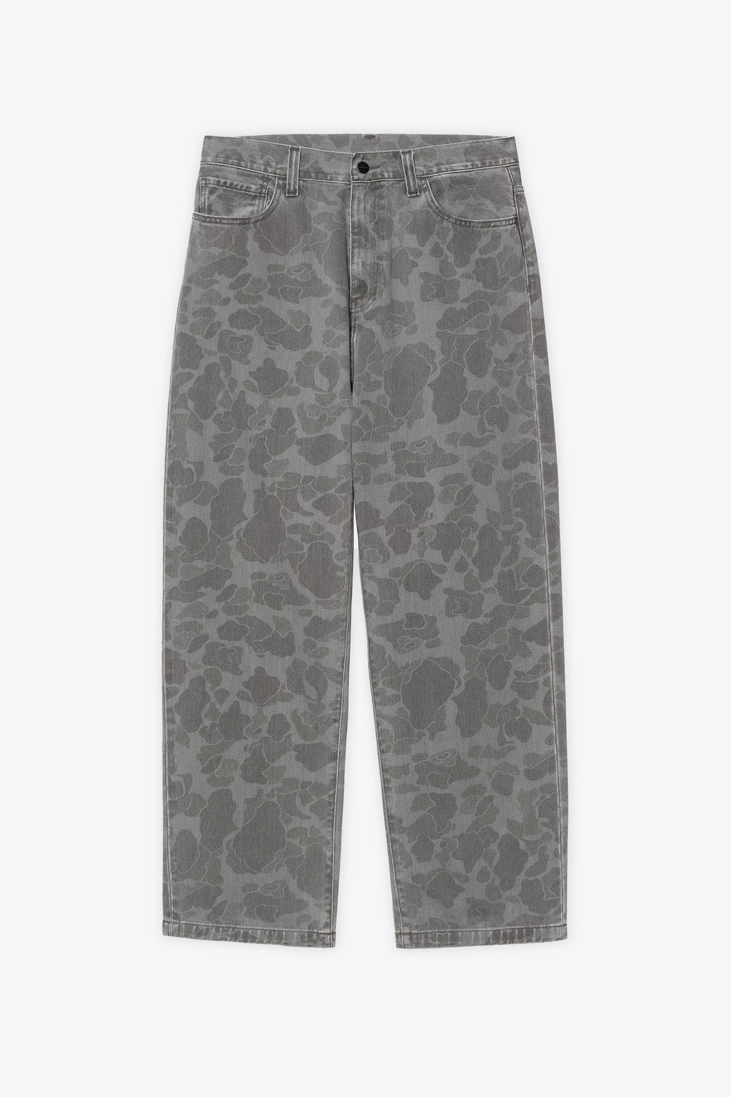 alt-image__Grey-denim-5-pockets-loose-fit-jeans-with-camouflage-print---Duck-Landon-Pant