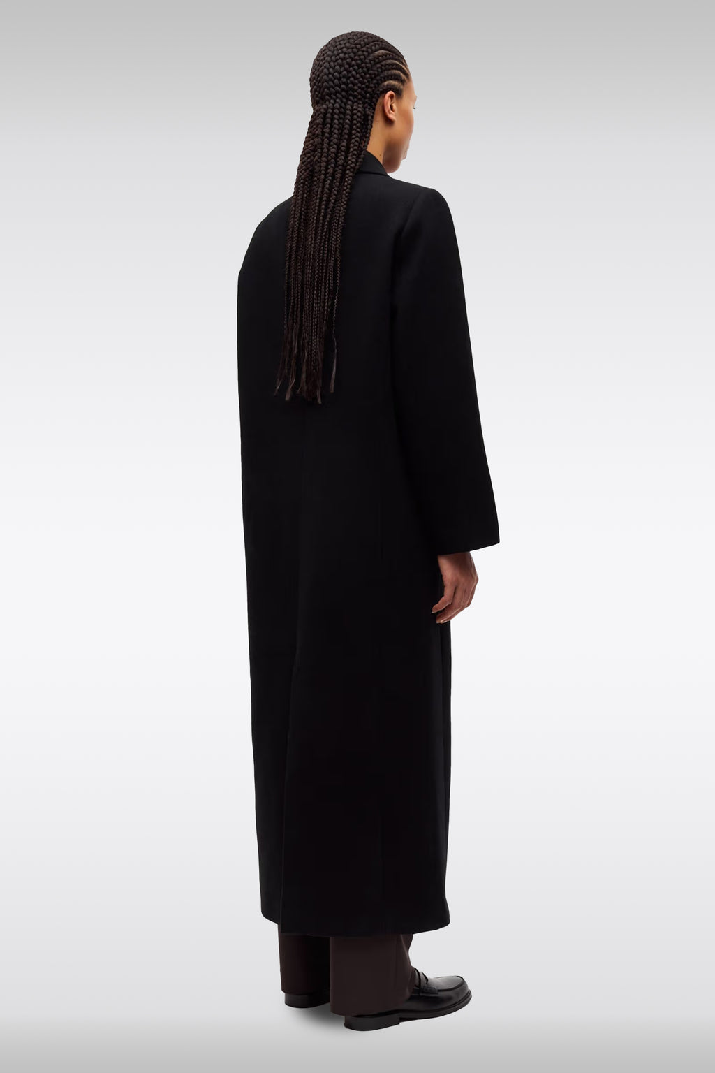 alt-image__Black-wool-blend-double-breasted-long-coat---Sajill-Coat