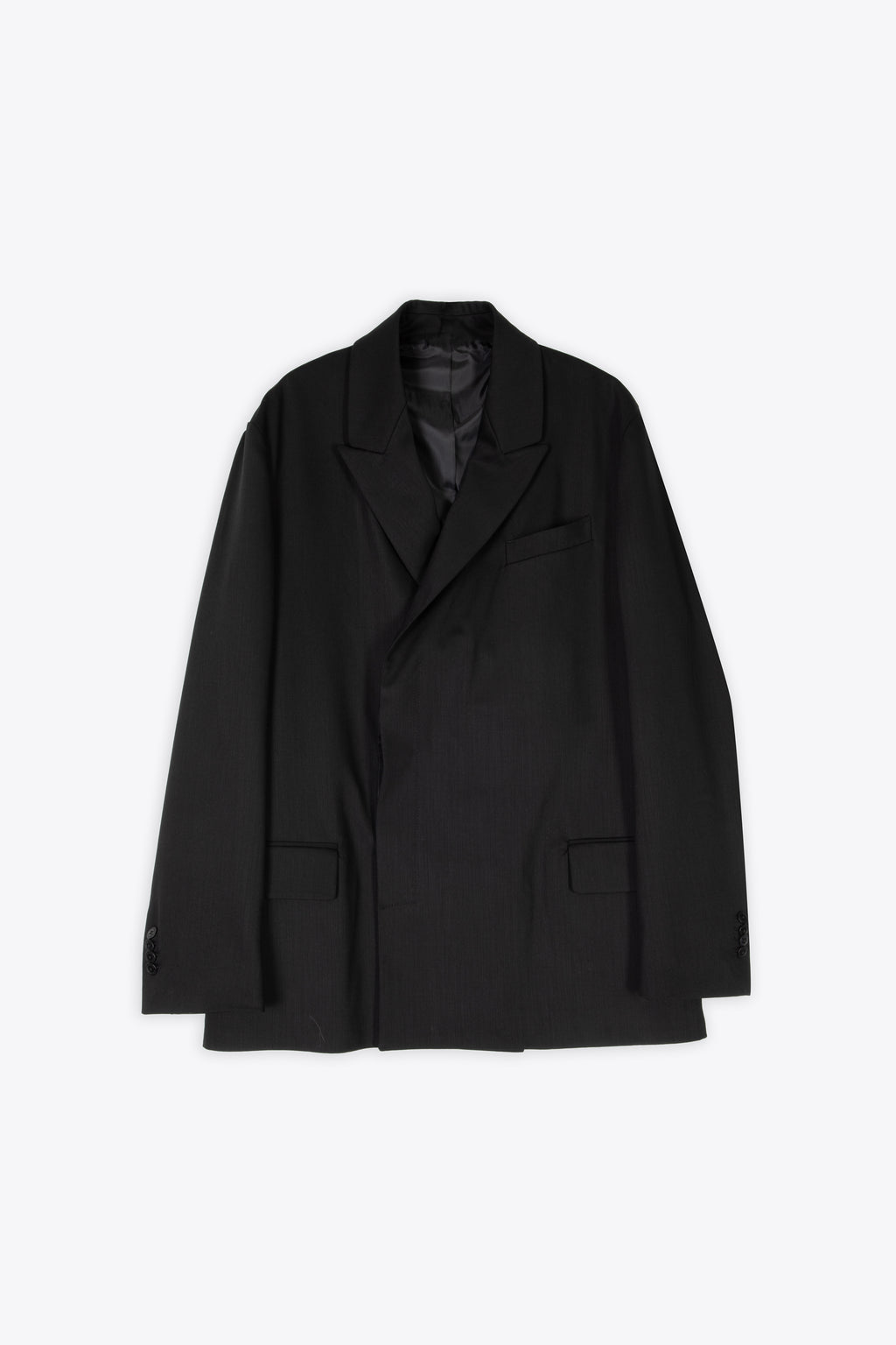 alt-image__Blazer-doppiopetto-in-frescolana-nero---Malene