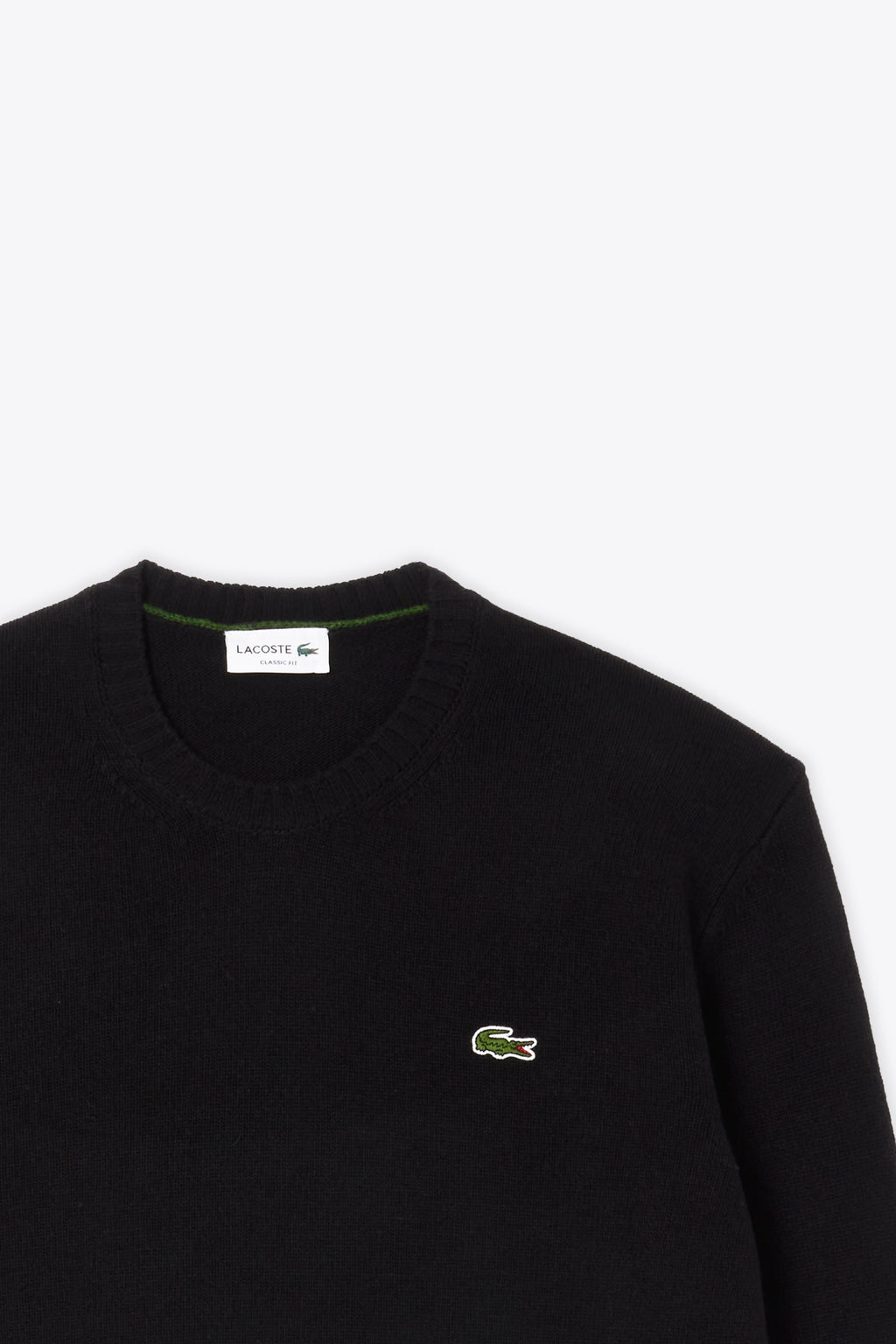 alt-image__Pullover-nero-in-lana-cardata-con-logo-al-petto
