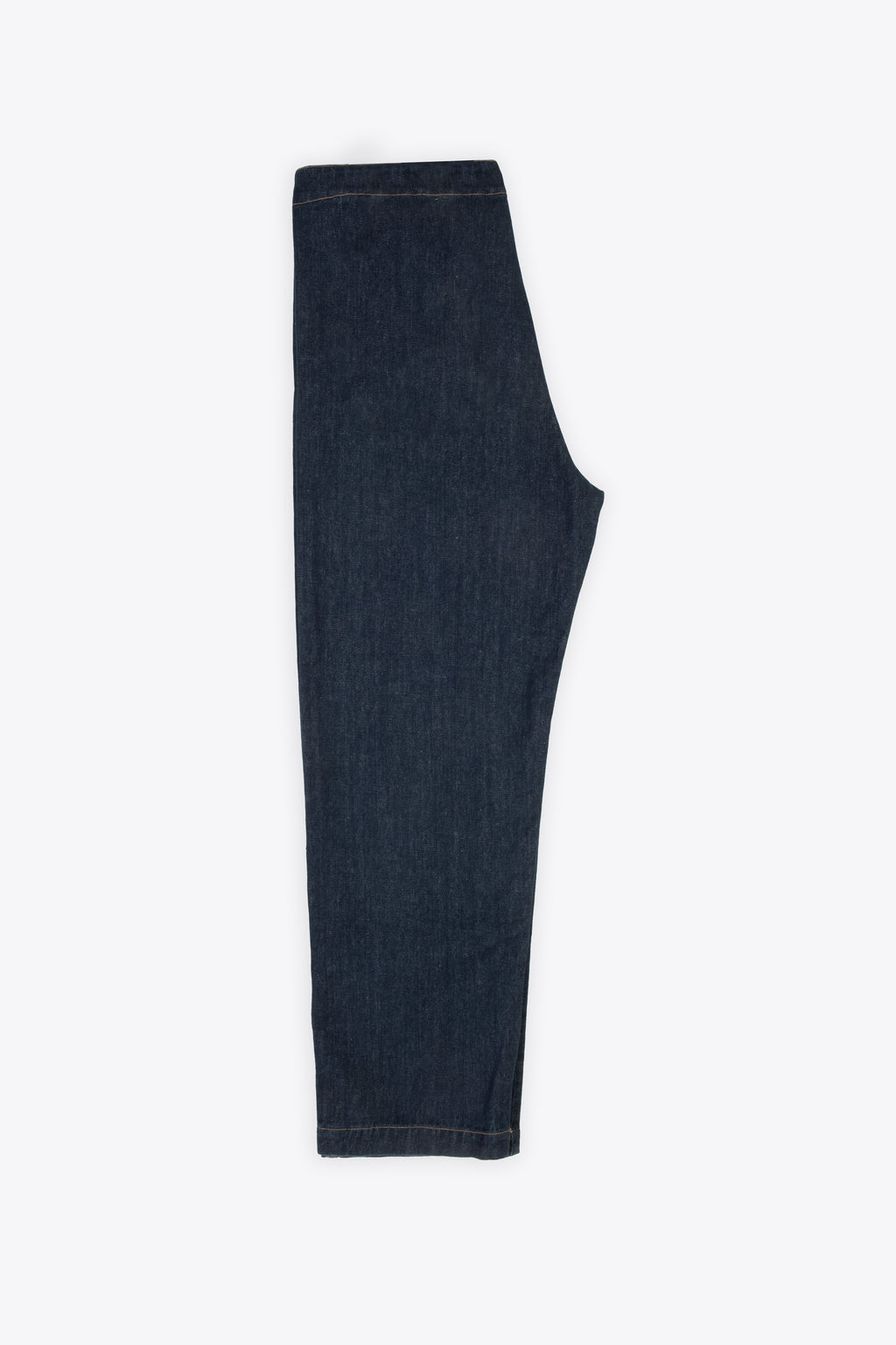alt-image__Pantalone-in-denim-blu-scuro-con-vita-regolabile-con-bottoni---Size-Free-Pant