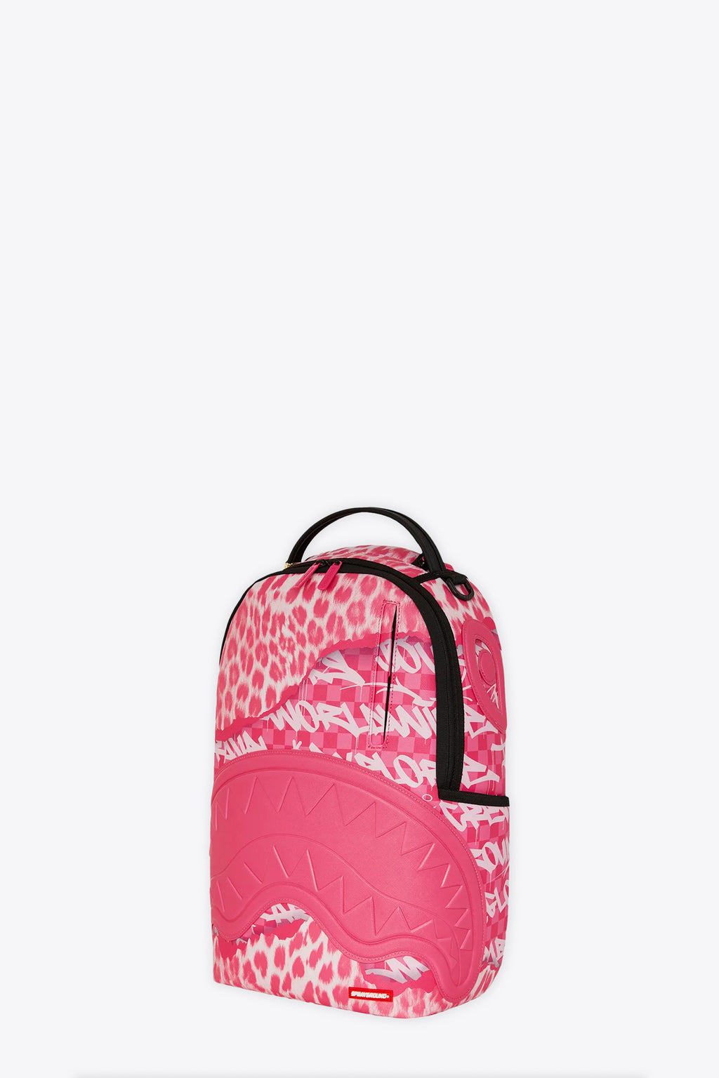 alt-image__Zaino-in-pvc-rosa-a-scacchi-con-stampa-animalier---Wild-Amazon-Dlxsv-Backpack