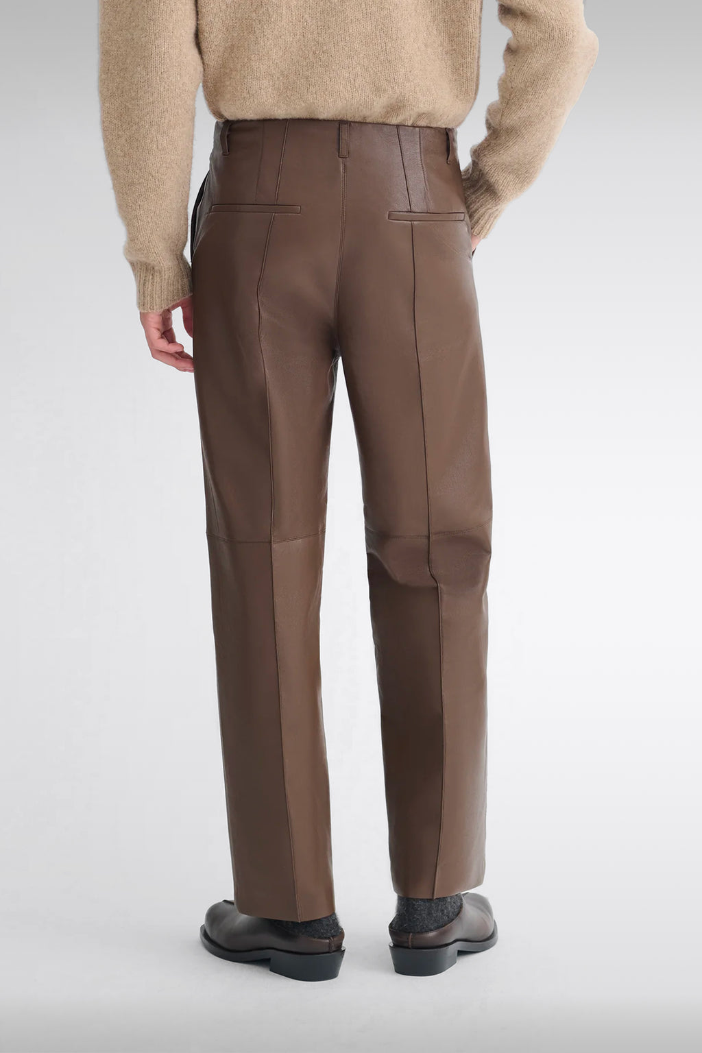 alt-image__Mocha-brown-faux-leather-pant---Stellan