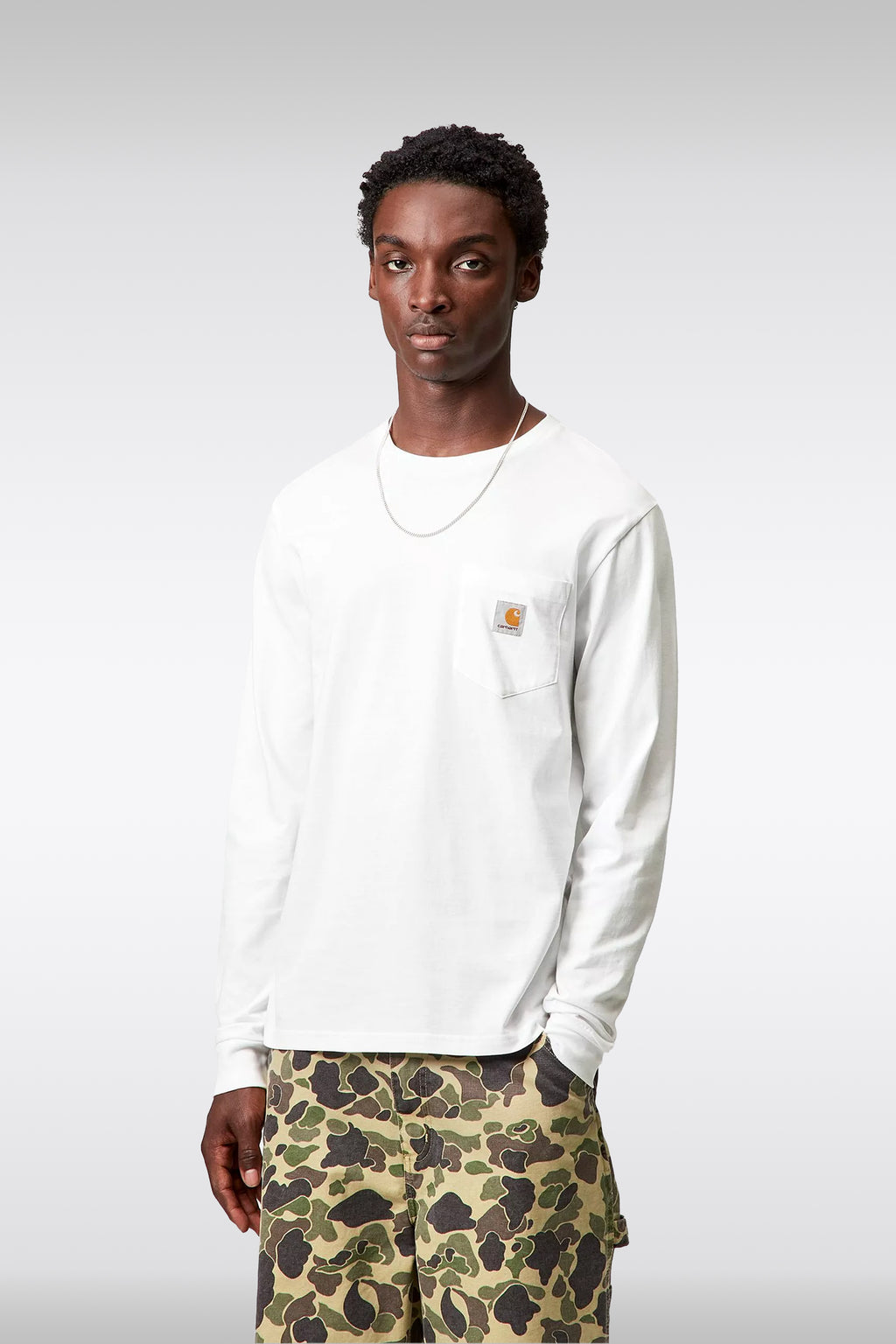 alt-image__White-cotton-long-sleeves-t-shirt-with-chest-pocket-and-logo---L/S-Pocket-T-Shirt