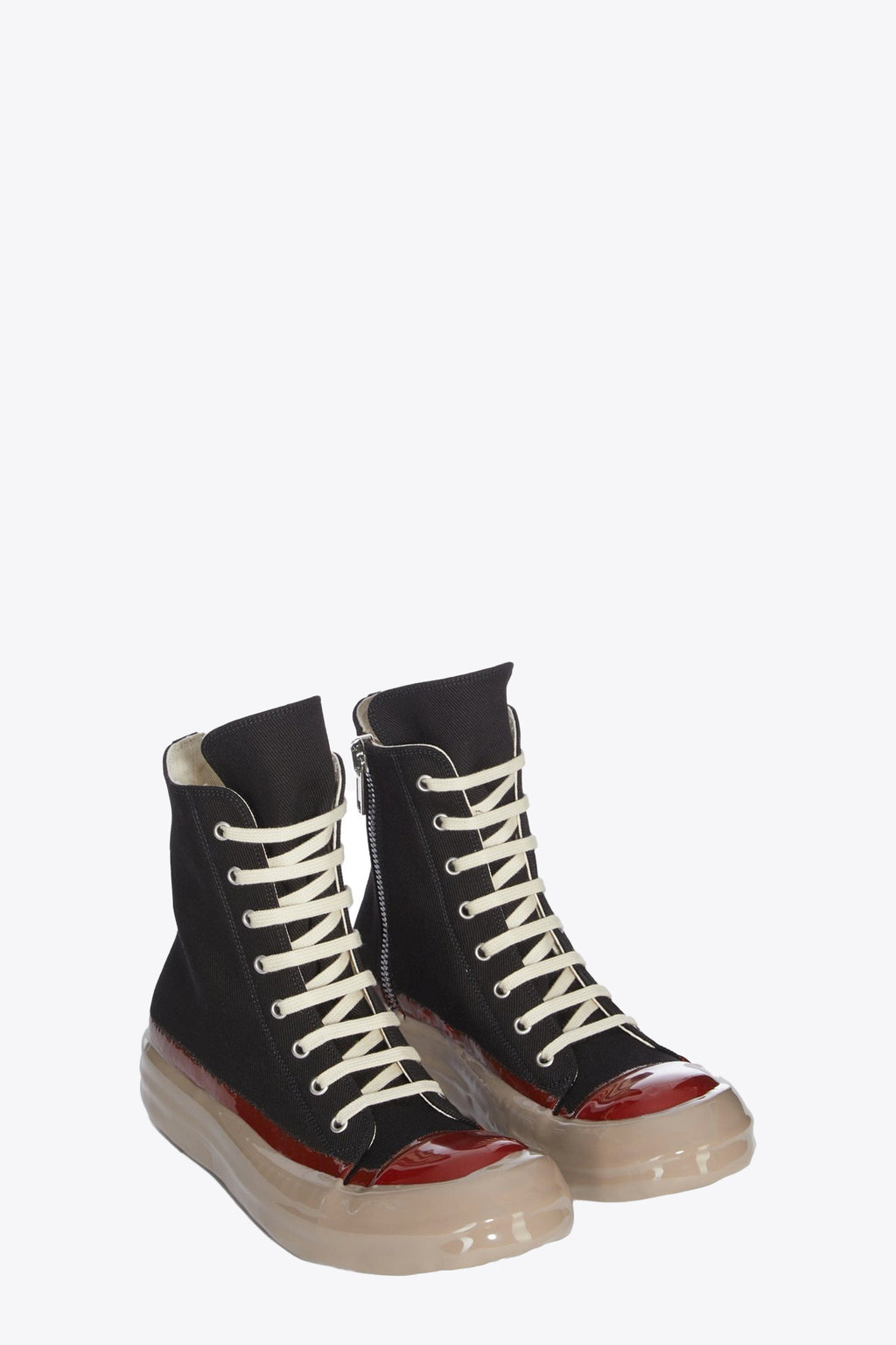 alt-image__Sneaker-alta-in-denim-nero-con-suola-in-vinile-beige-e-bordeaux---Sneaks