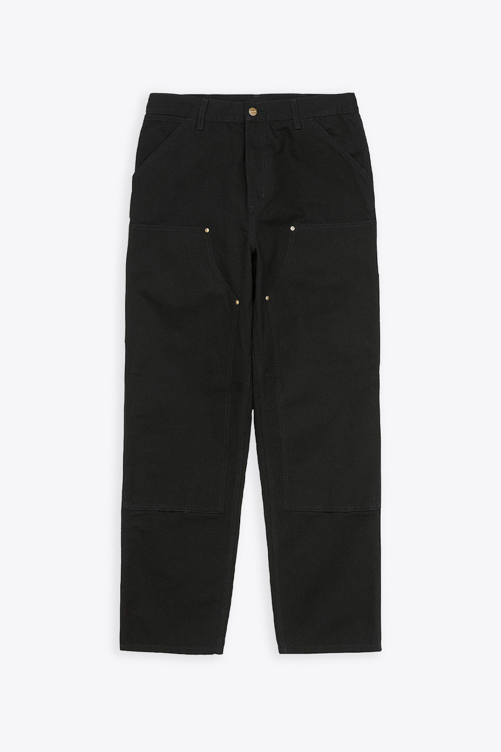 alt-image__Pantalone-workwear-in-canvas-nero---Double-Knee-Pant