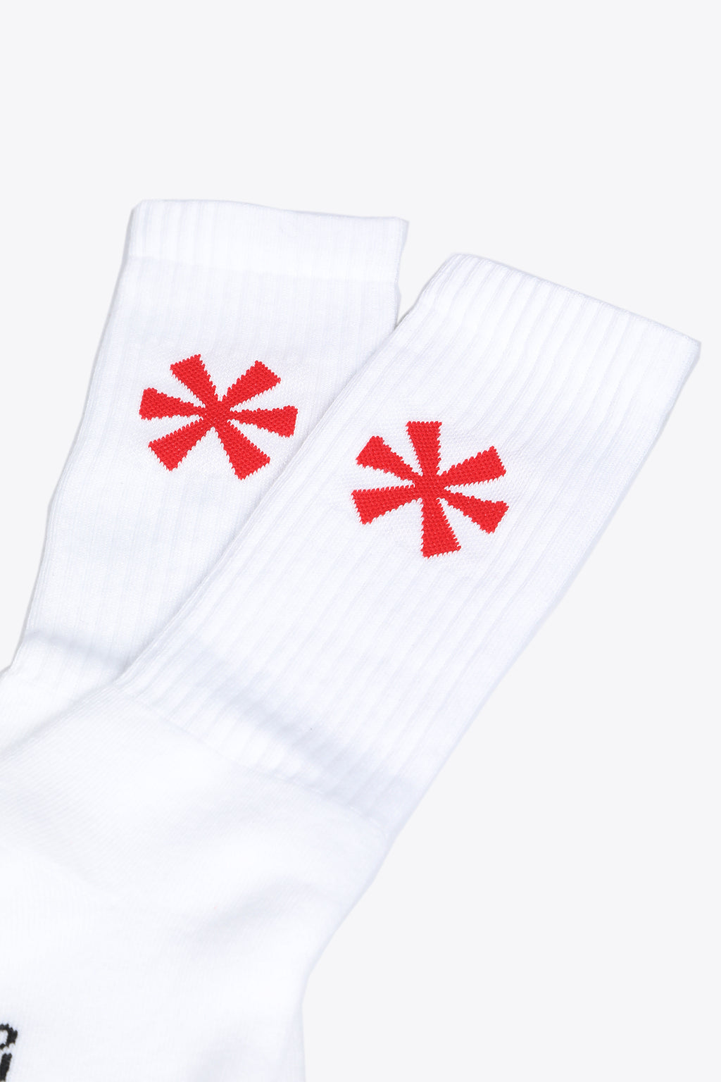 alt-image__White-ribbed-socks-with-red-logo-printed.-